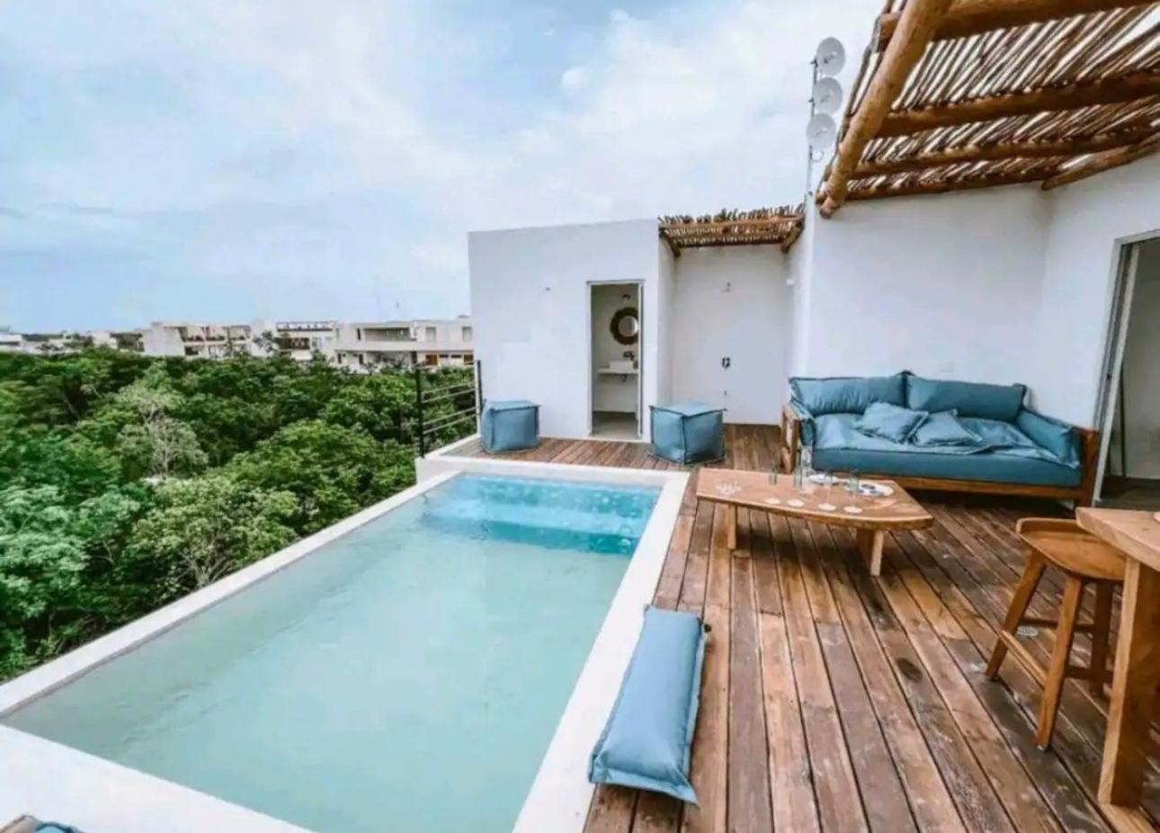 Rosa Azul Tulum Aparthotel Exterior photo